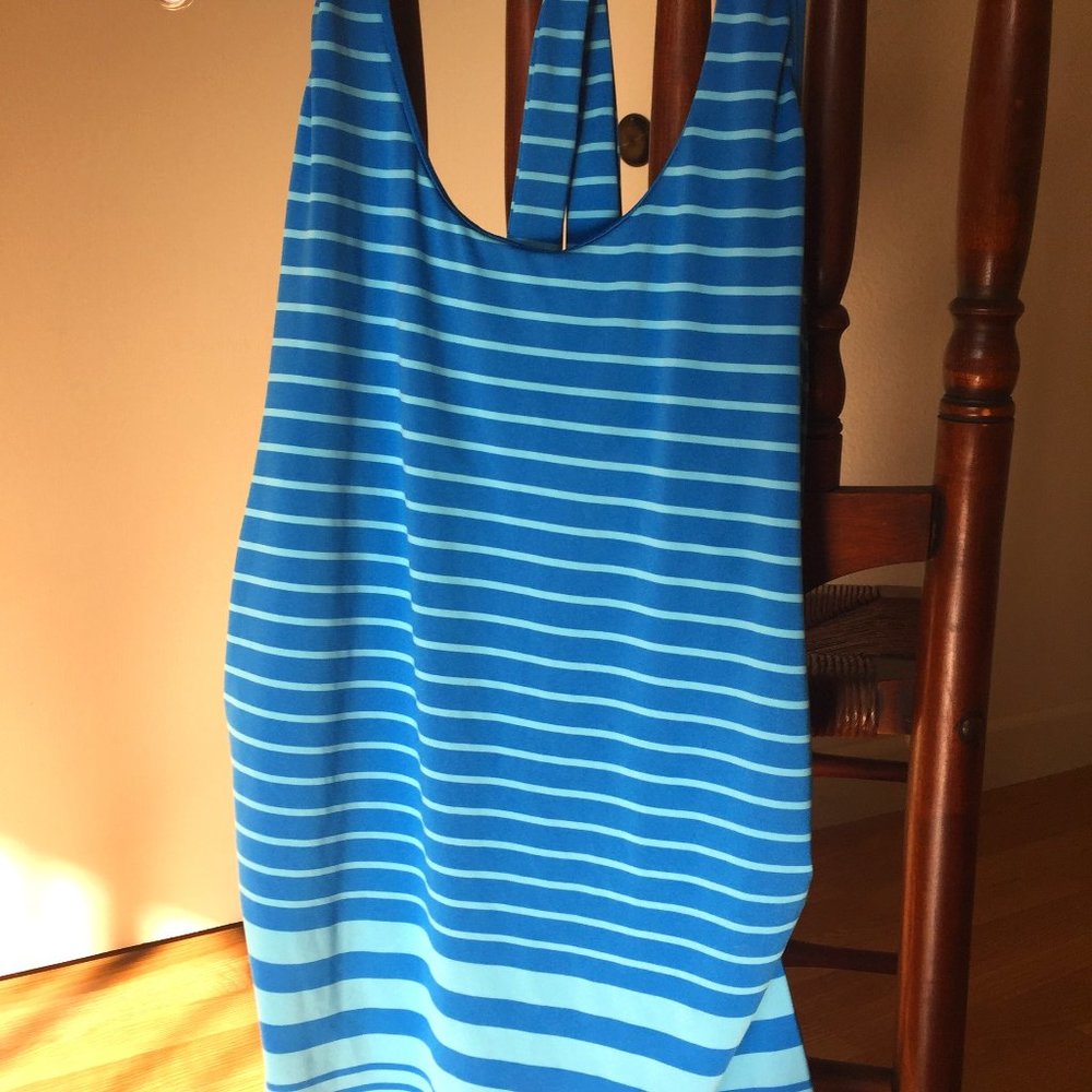 PATAGONIA – Long polyester summer top with twist racer back - Sz L